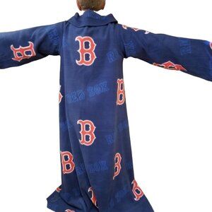 The Northwest Co MLB Boston Red Sox Snuggie Blanket Comfy Throw Sleeves